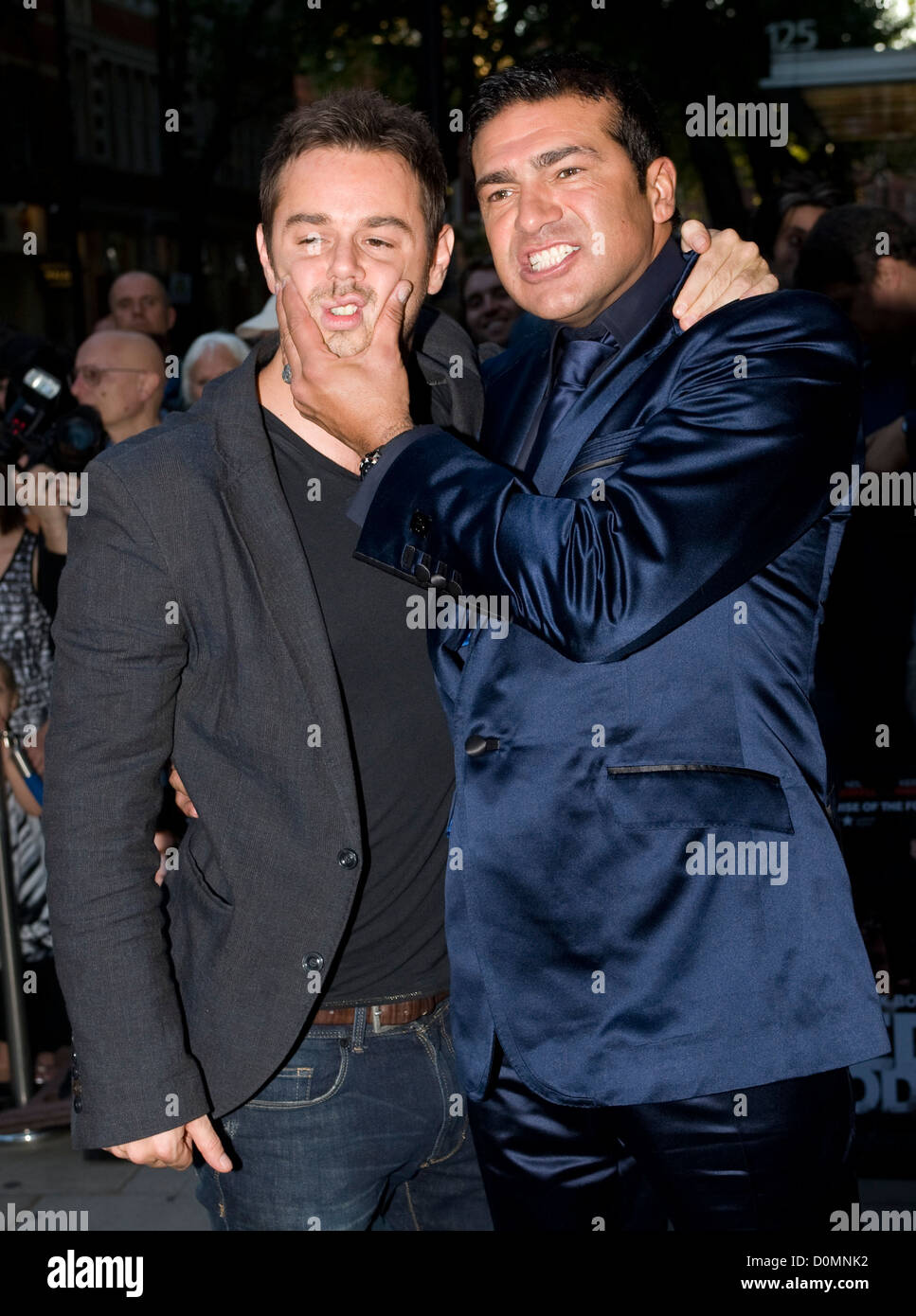 Danny Dyer (left) and Tamer Hassan 'Bonded By Blood' film premiere at the Odeon Covent Garden London, England - 31.08.10 Stock Photo