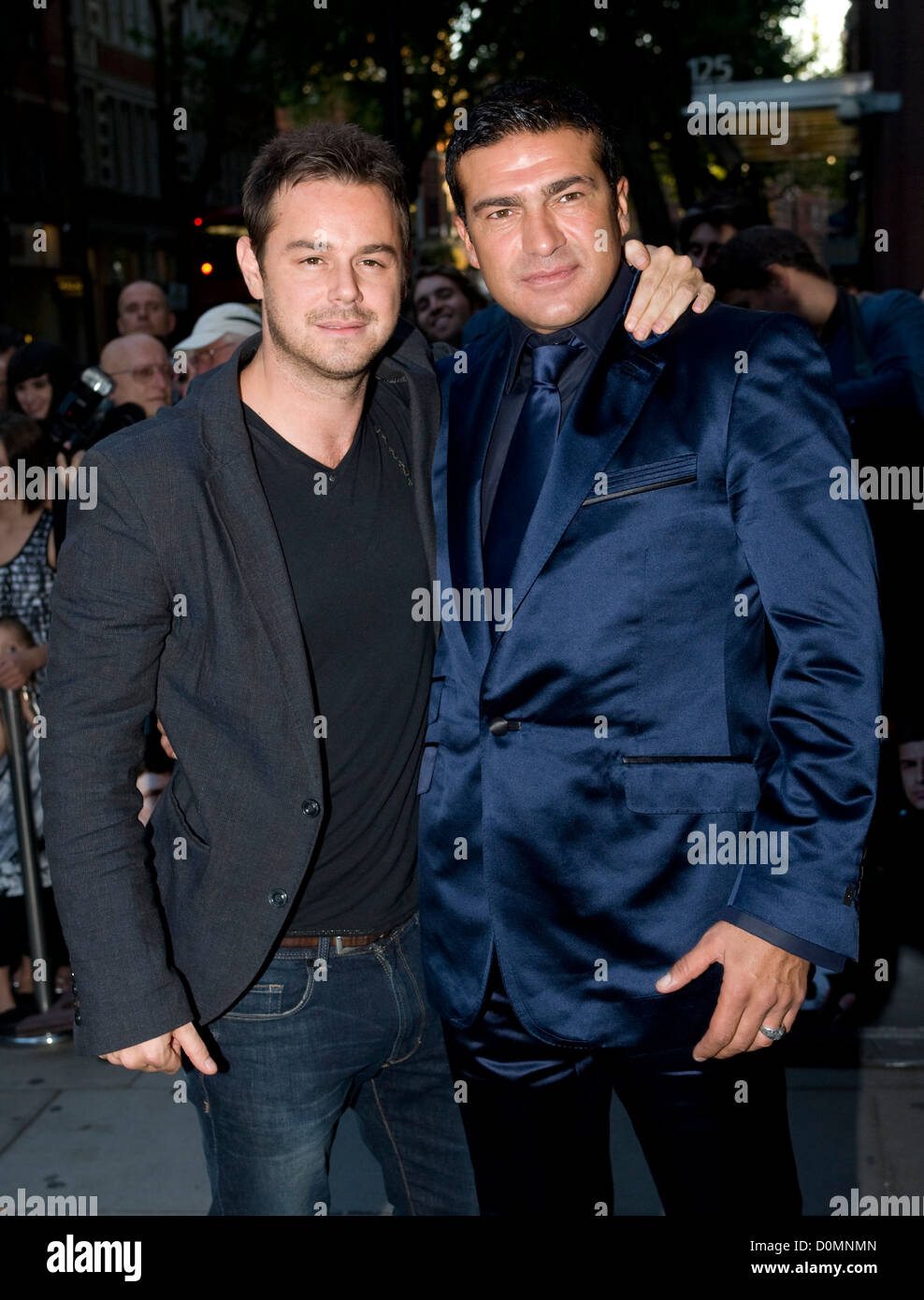 Danny Dyer (left) and Tamer Hassan 'Bonded By Blood' film premiere at the Odeon Covent Garden. London England Stock Photo