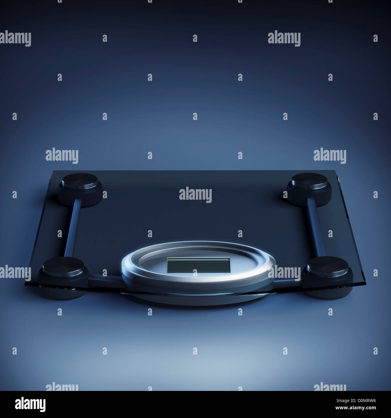 Set of digital weighing scales Stock Photo Alamy