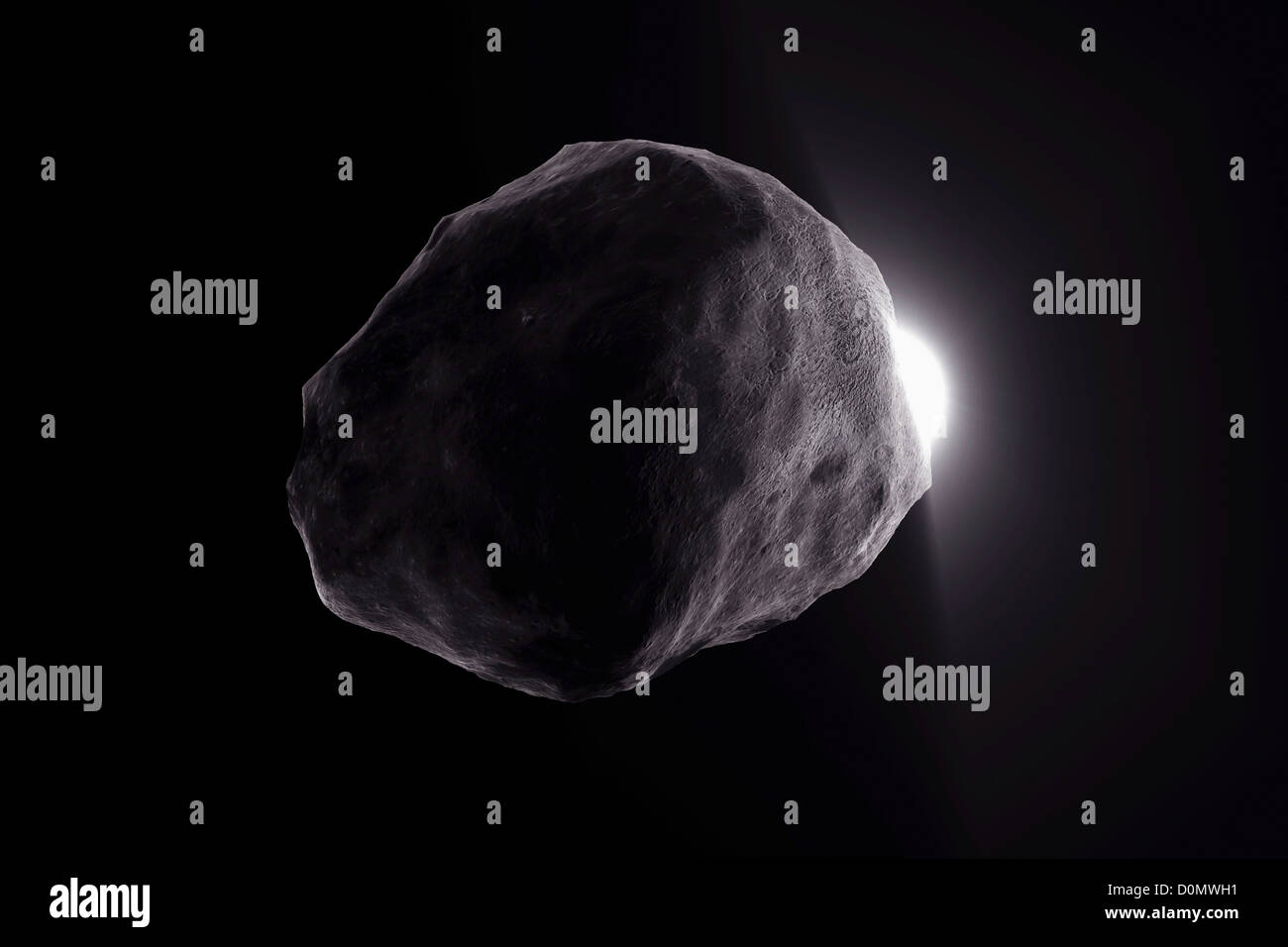 Diagram showing asteroid in orbit hi-res stock photography and images ...