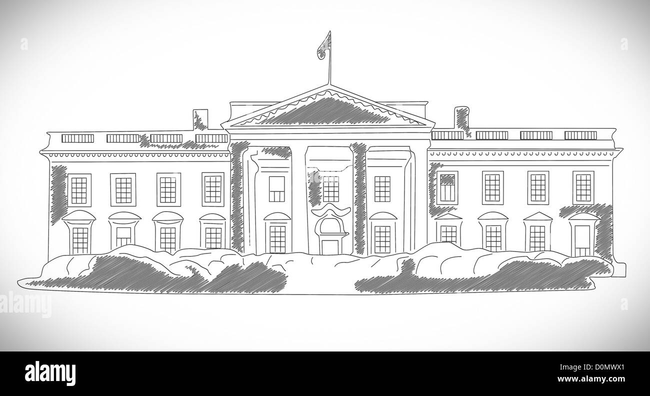 White House In Washington DC USA Hand Drawn Design Stock Photo Alamy white-house-in-washington-dc-usa-hand-drawn-design-stock-photo-alamy