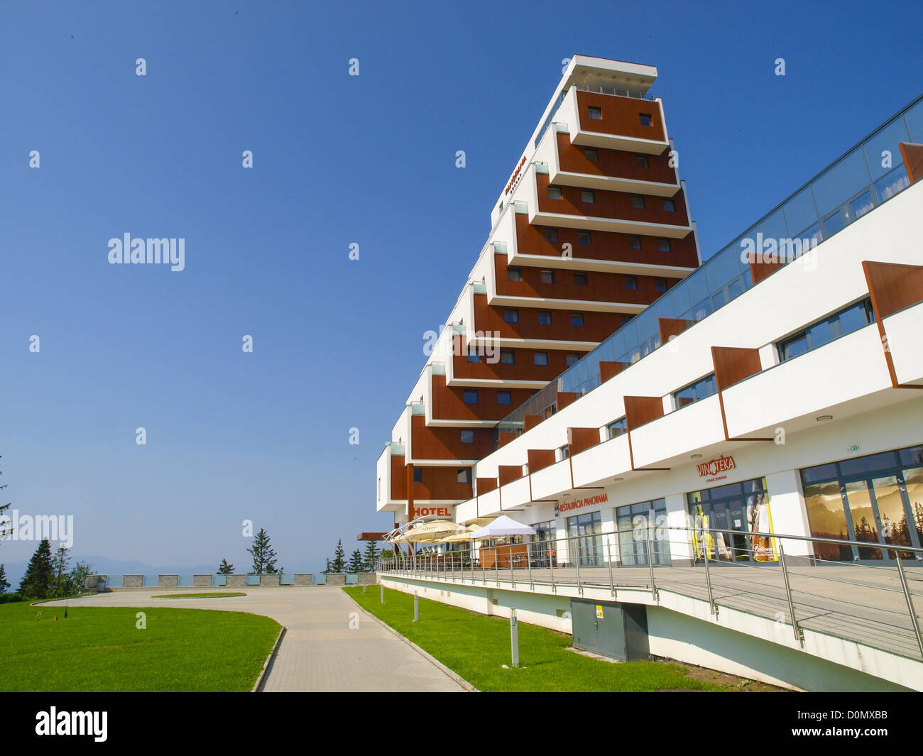 Strbske Pleso, Hotel Panorama Resort, Slovak Republic, Hohe Tatra Stock  Photo - Alamy