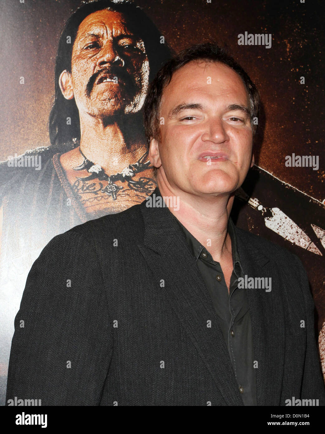 Quentin Tarantino attending the LA premiere of 'Machete' held at The