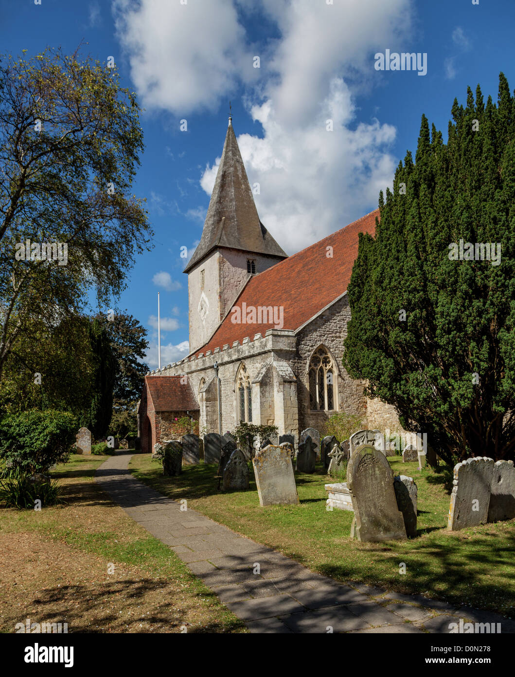 Holy Trinity Church, Bosham, Chichester Harbour, West, Sussex Stock Photo