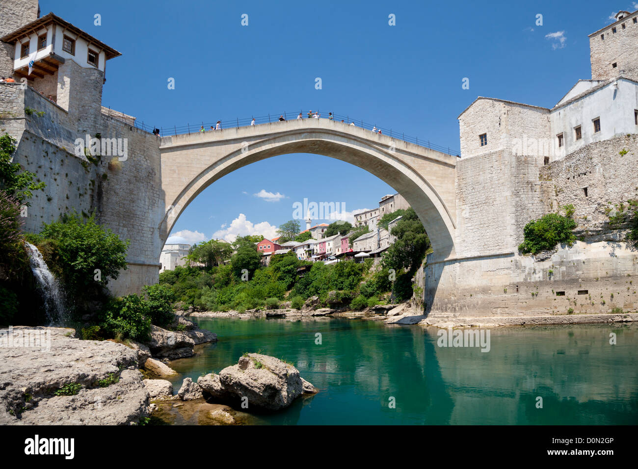 Stari Most Old Bridge In Mostar Bosnia And Herzegovina Stock Photo Alamy