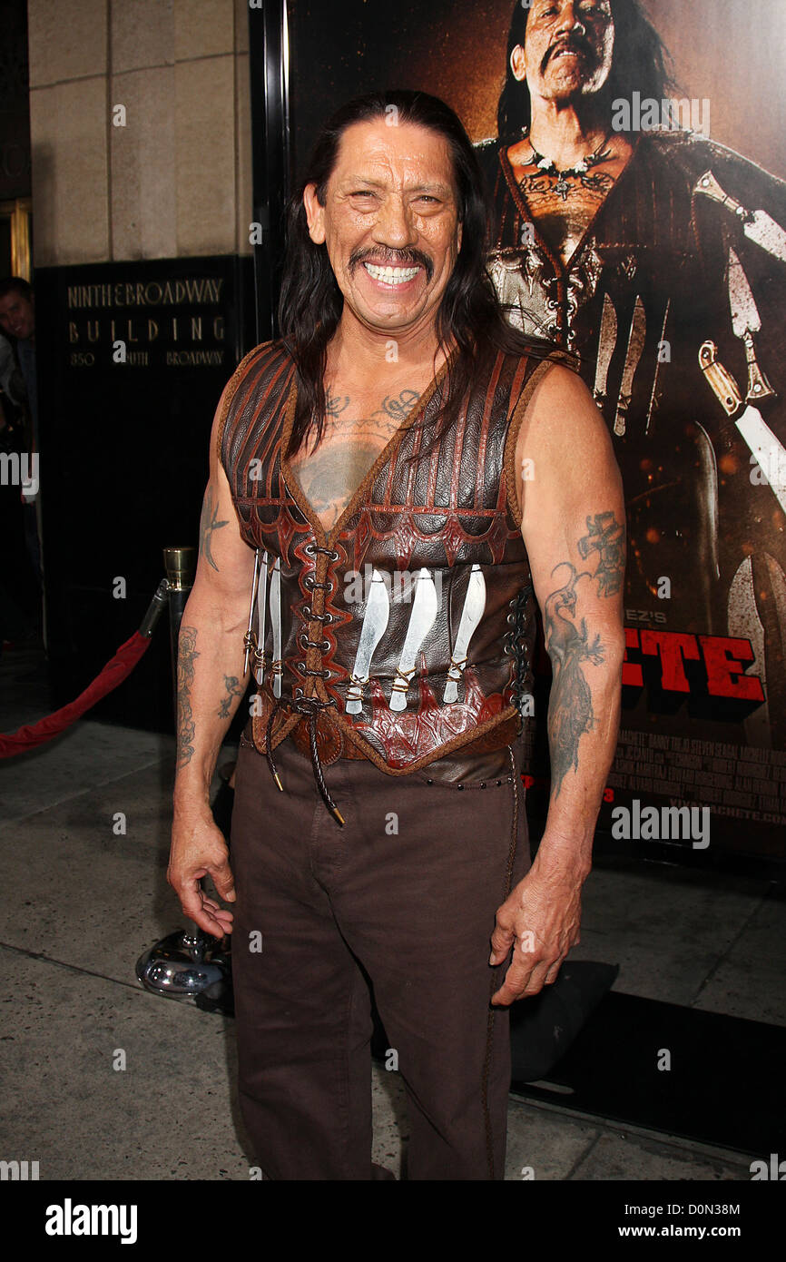 Danny Trejo attending the LA premiere of 'Machete' held at The Orpheum  Theatre Los Angeles, USA Stock Photo - Alamy