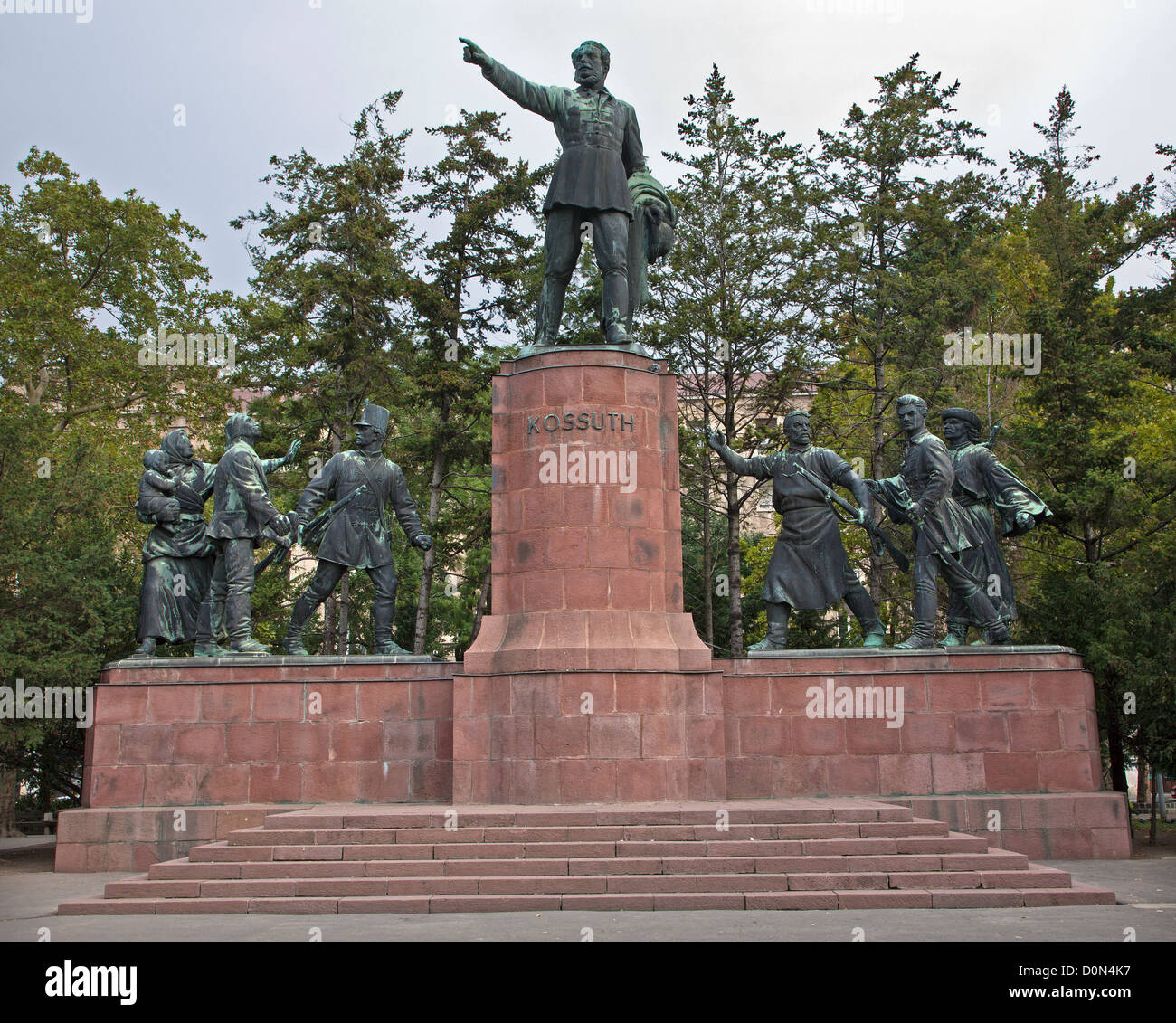 Kossuth monument in Budapest Stock Photo - Alamy