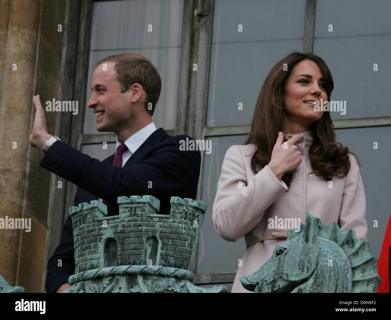 Cambridge, UK, 28/11/2012: The Duke And Duchess Of Cambridge on An Official Visit To Cambridge. Credit:  London Press / Alamy Live News Stock Photo