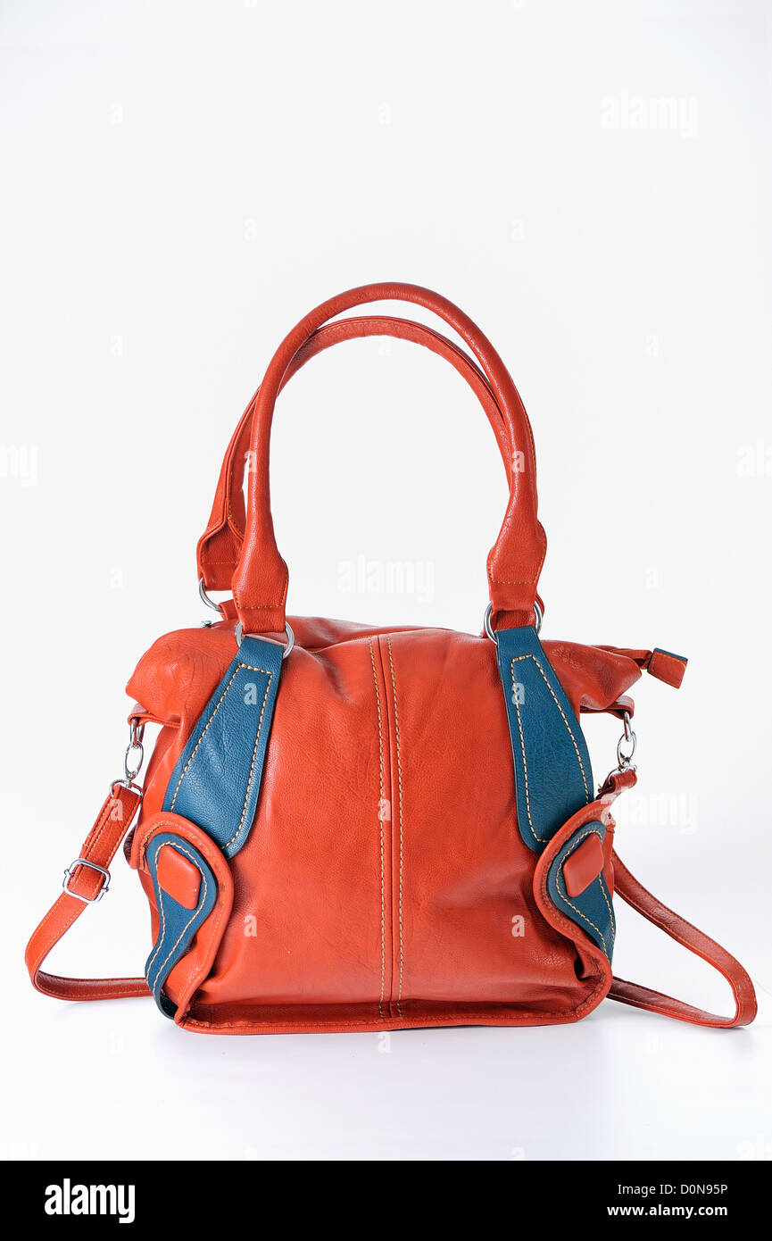 red ladies handbag Stock Photo - Alamy