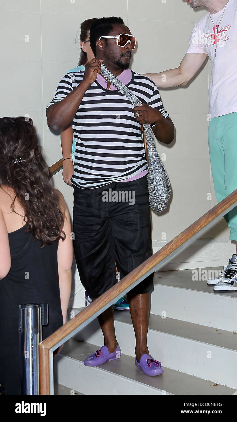 will.i.am arrives at the Labor Day weekend at Wet Republic in the MGM Grand Resort Casi Las Vegas Nevada Stock Photo