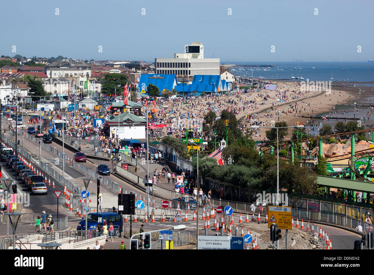 Seafront at Southend on Sea Stock Photo