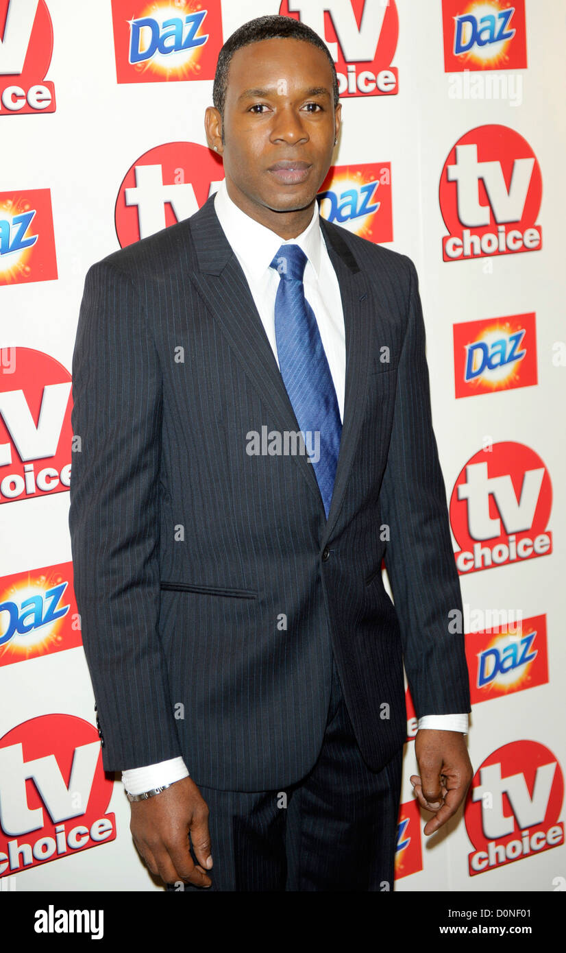 Wil Johnson TV Choice Awards 2010 at The Dorchester - arrivals London, England - 06.09.10 Stock Photo