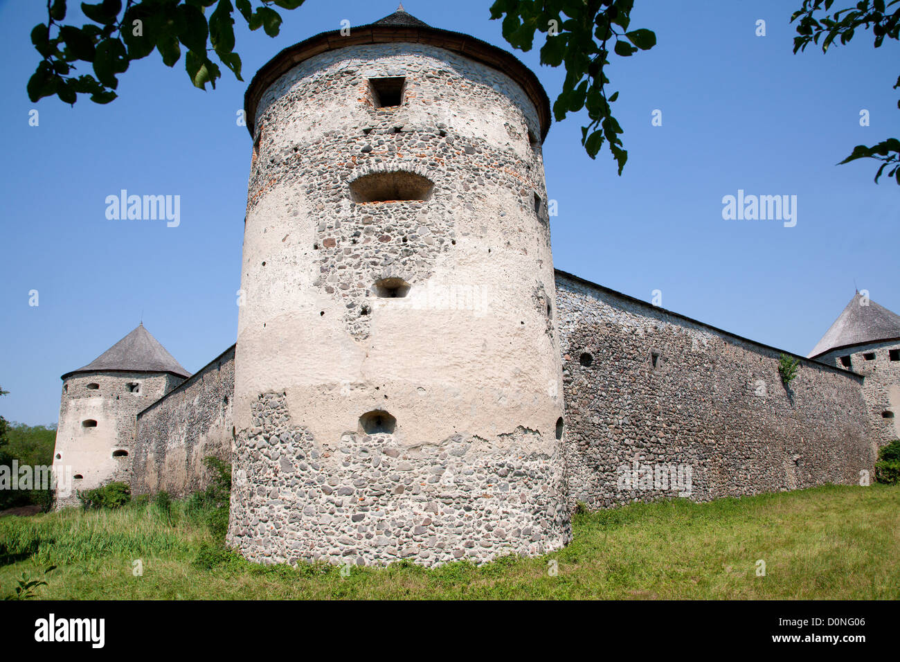 Slovakia - Bzovik castle - old premonstratensian cloister Stock Photo