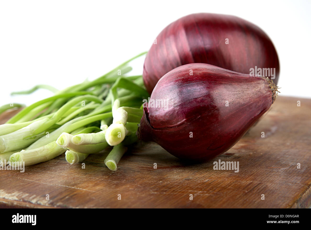 bulb and green onion Stock Photo Alamy
