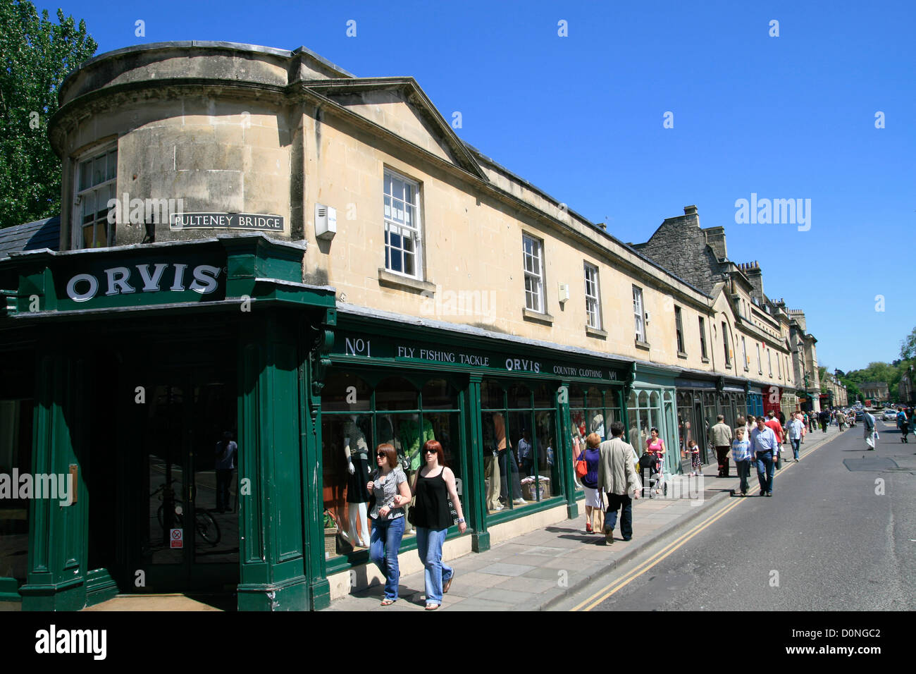 Pulteney Bridge shops Bath Somerset England UK Stock Photo Alamy