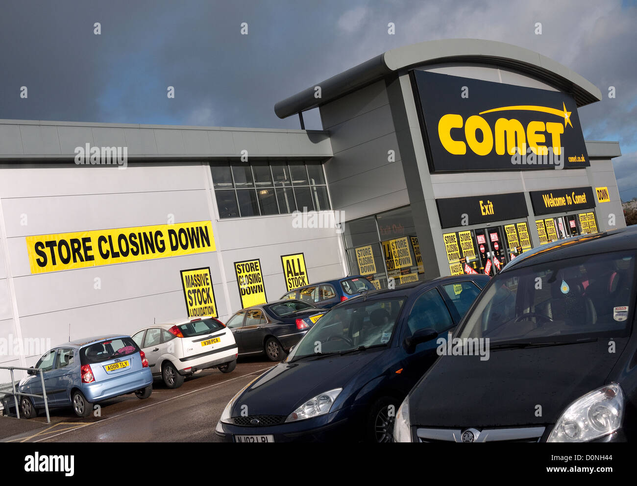 comet closing down sale, norwich store, norfolk, england Stock Photo