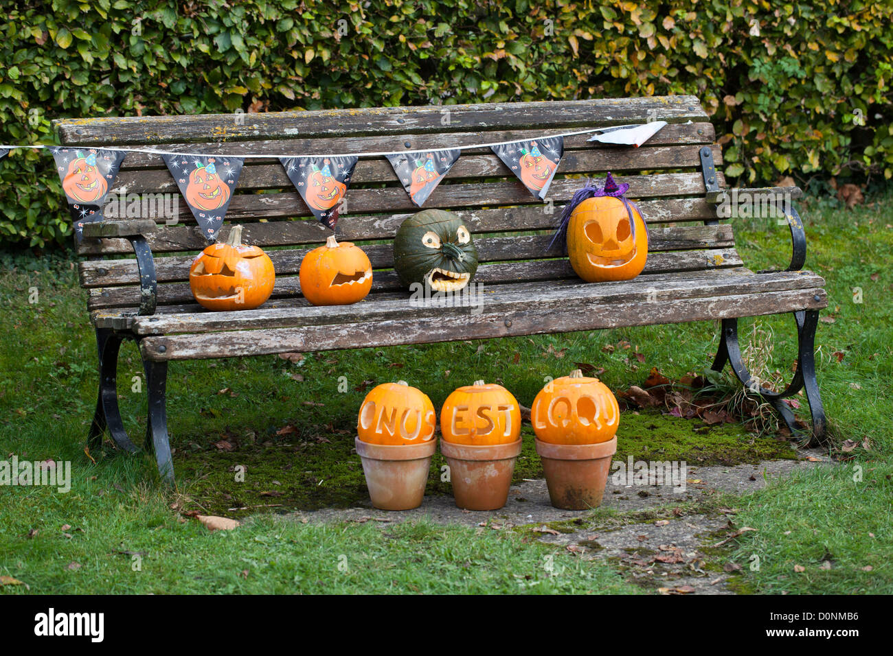 Halloween Decorations Stock Photo