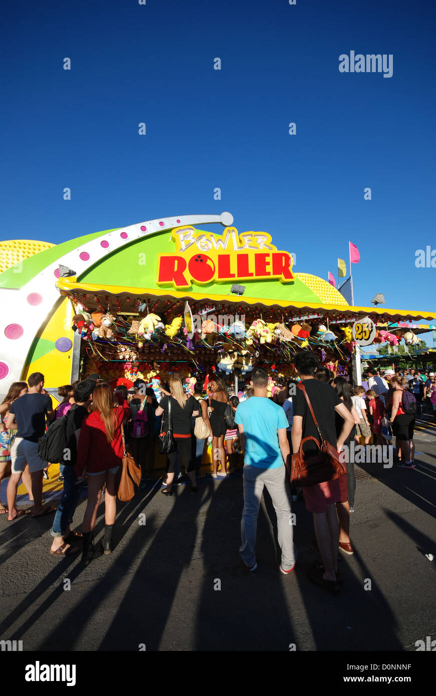 Midway game at the Canadian National Exhibition in Toronto Ontario Canada Stock Photo