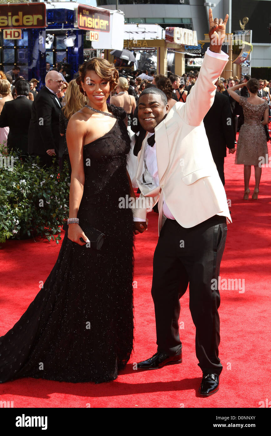 Tracy Morgan (right), 62nd Primetime Emmy Awards (The Emmys) held at the Nokia Theatre - Arrivals Los Angeles, California - Stock Photo
