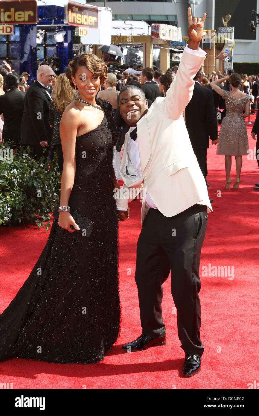 Tracy Morgan (right), 62nd Primetime Emmy Awards (The Emmys) held at the Nokia Theatre - Arrivals Los Angeles, California - Stock Photo