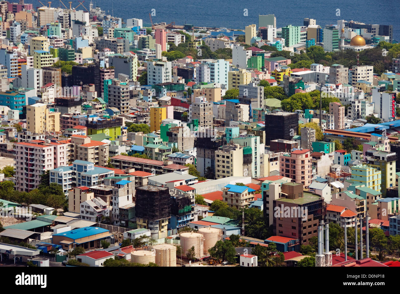 Aerial View of Male, Maldives Stock Photo Alamy