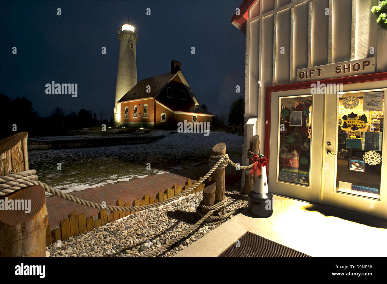 Nov 27 2012 Tawas Michigan U S The Tawas Lighthouse And