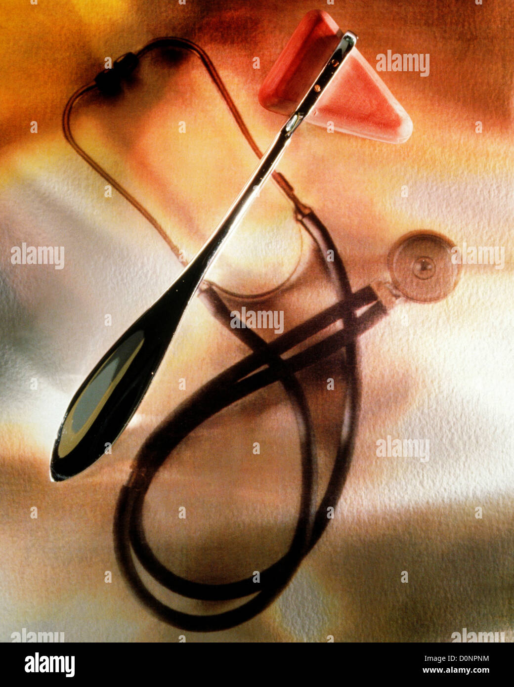 Stethoscope and Reflex Hammer Stock Photo Alamy