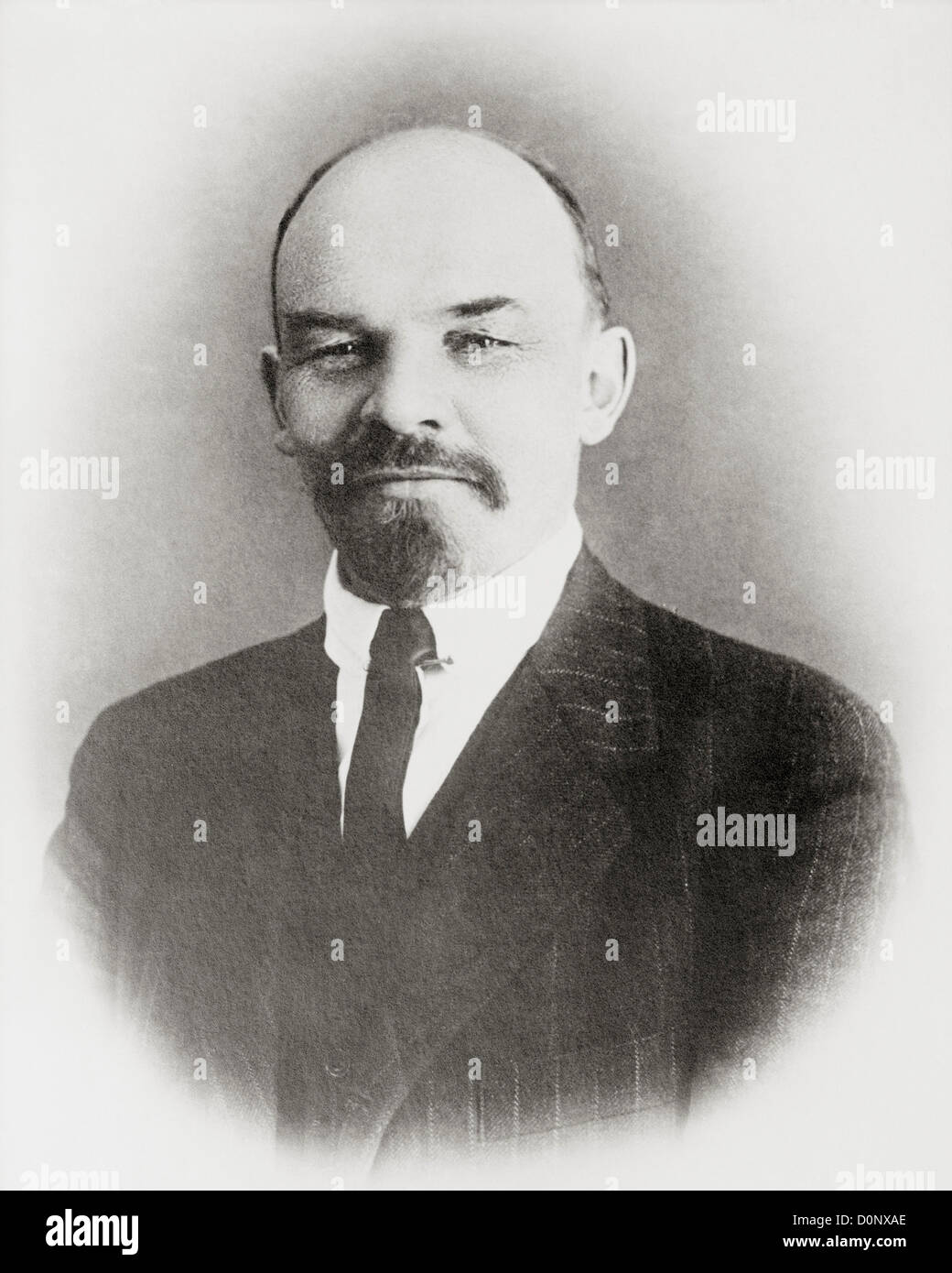 Portrait of Vladimir Ilyich Lenin Stock Photo