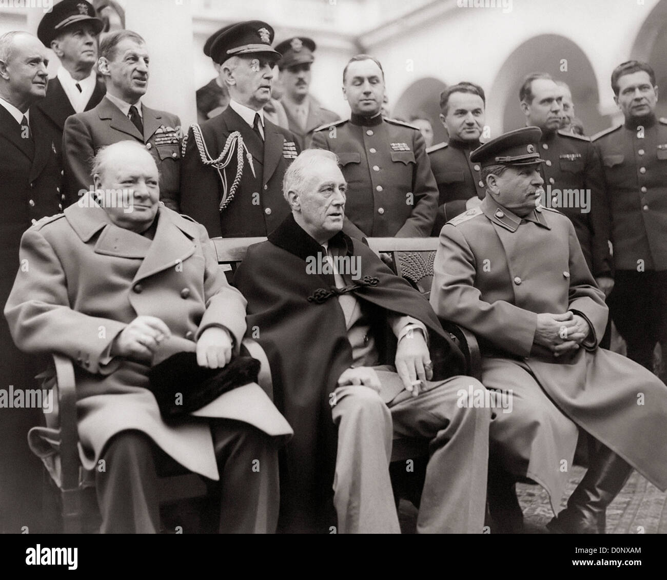 The 'Big Three' at Yalta Stock Photo