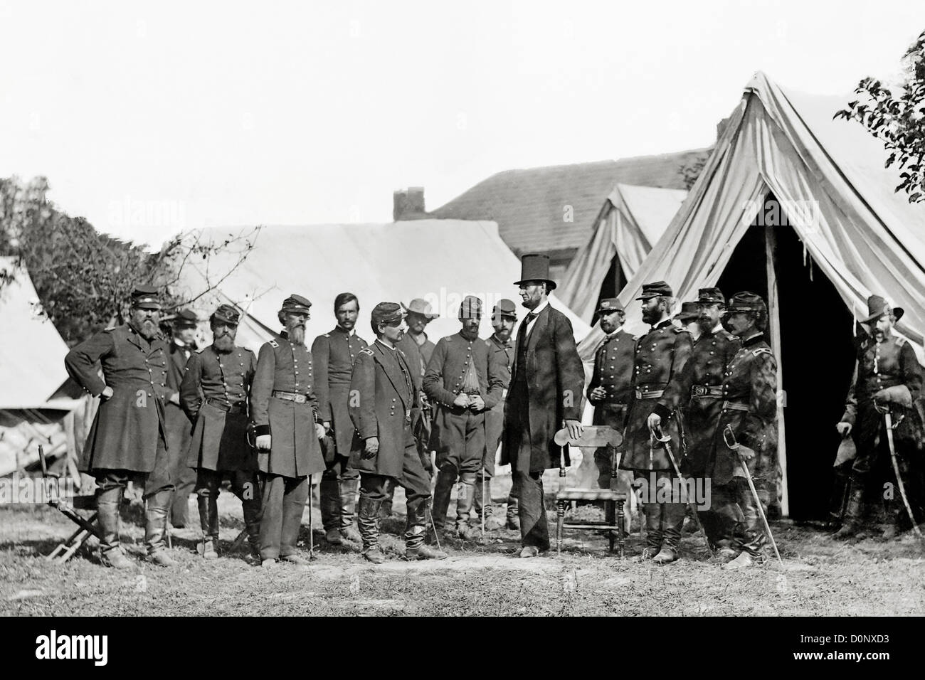 Mcclellan and lincoln hi-res stock photography and images - Alamy