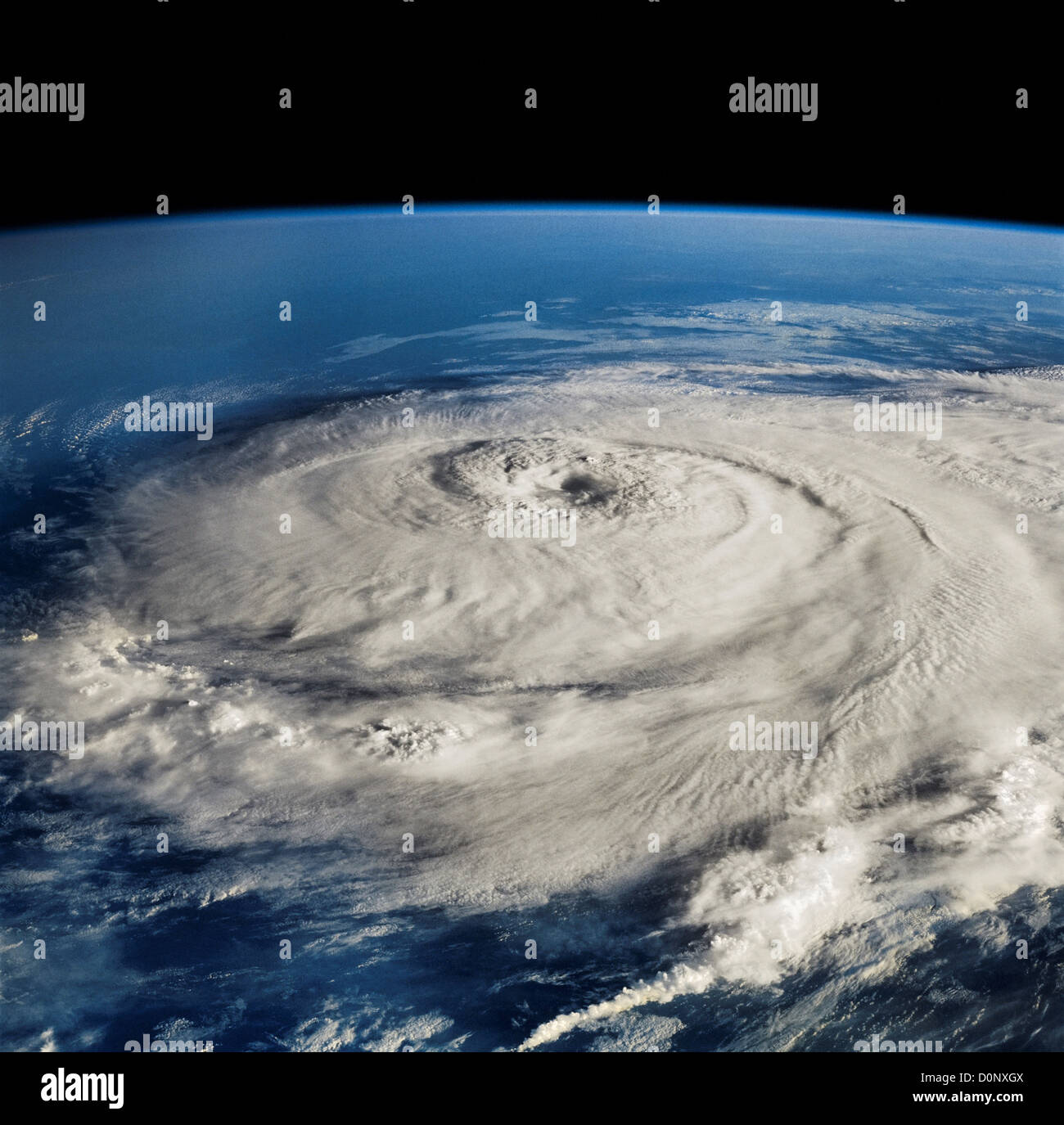 Hurricane Elena as Seen from Space Shuttle Discovery Stock Photo