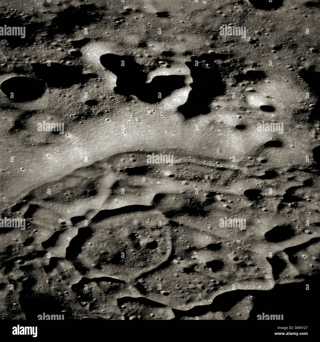 Apollo 14 - Moon Lava Stock Photo