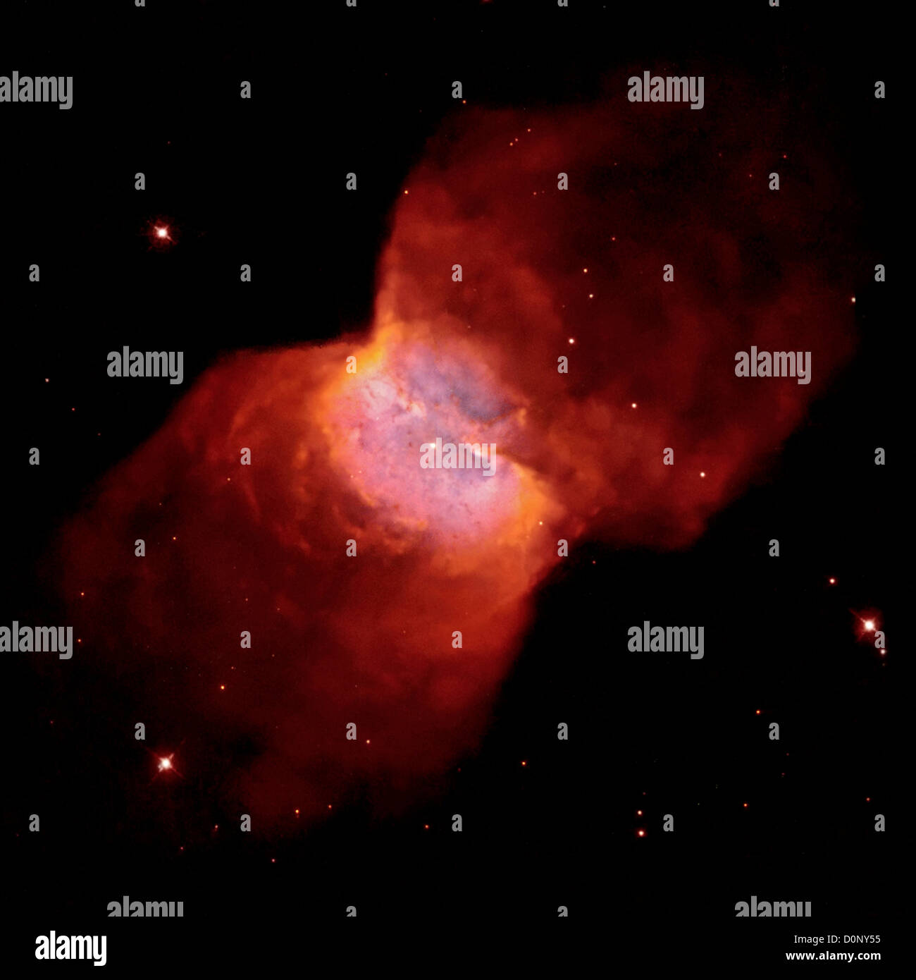 Planetary Nebula in the Milky Way Stock Photo