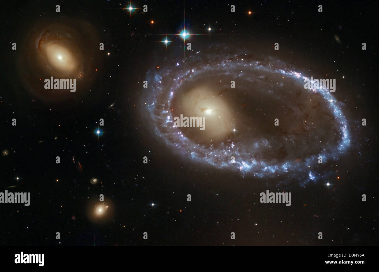 Dynamic Ring System A Dynamic Ring Galaxy Stock Photo - Alamy