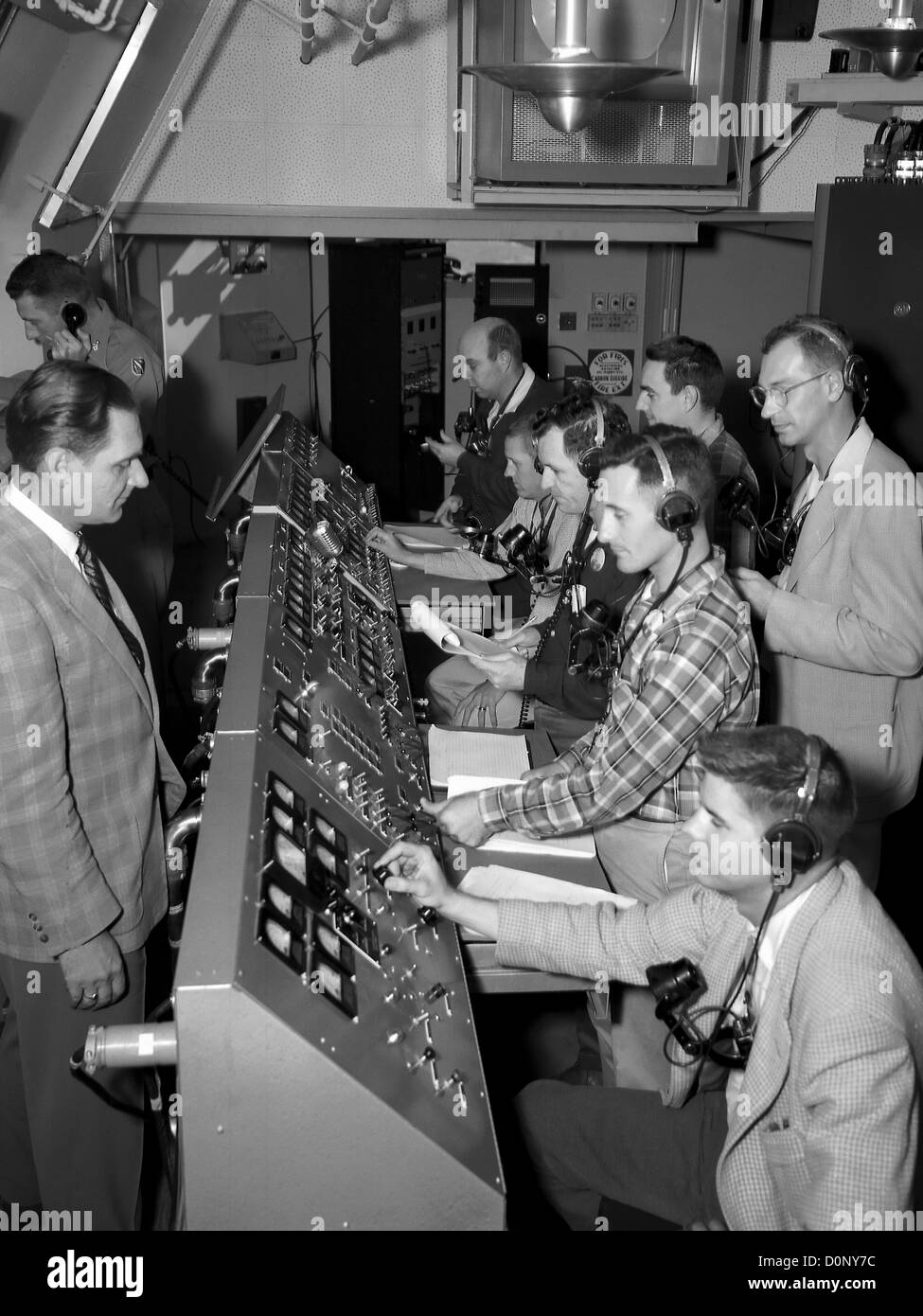 Control panel image Black and White Stock Photos & Images - Alamy