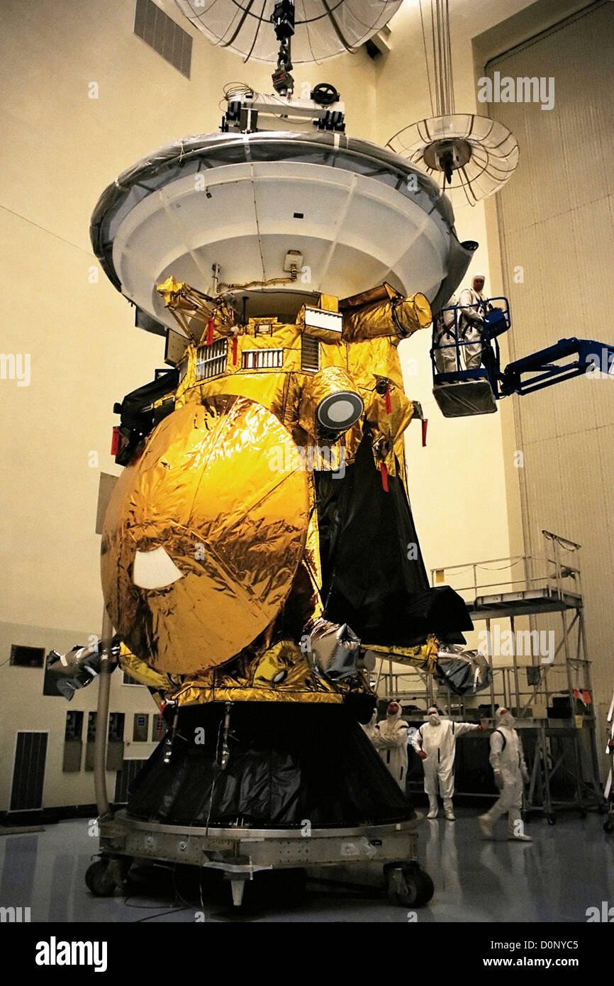 Cassini Probe Returned From Launch Pad Stock Photo