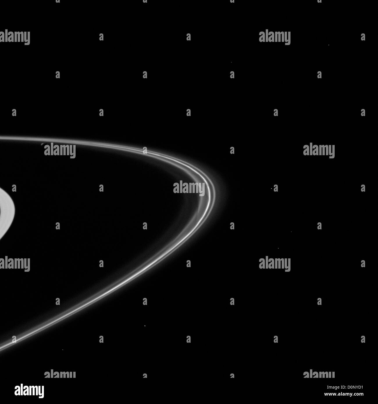 Wide View of Saturn's F Ring Stock Photo - Alamy