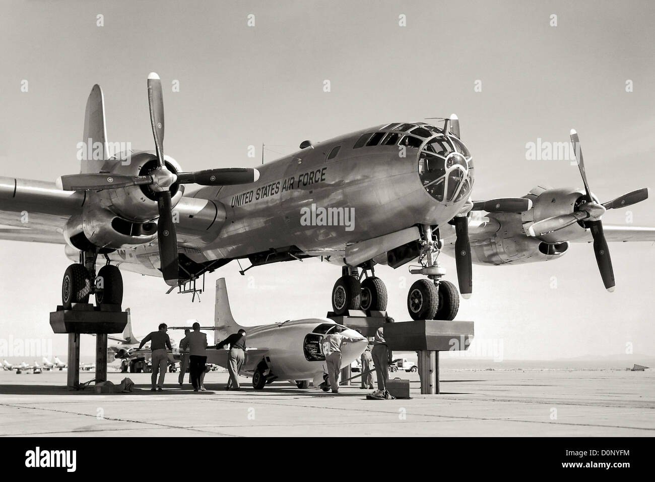 X-1 Loading into Superfortress Stock Photo