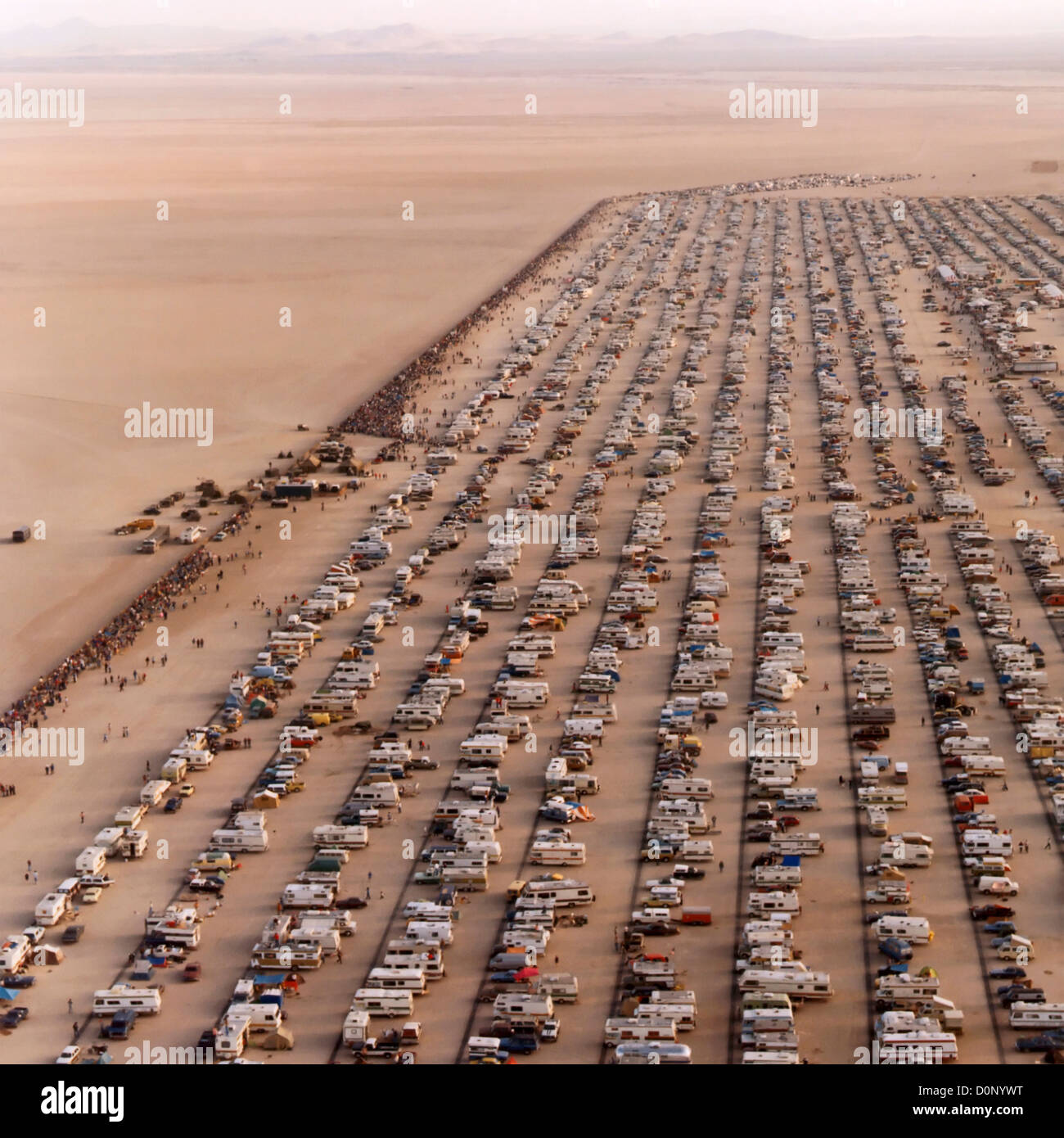 Parking Lot and Public Viewing Area for STS4 Landing Stock Photo Alamy