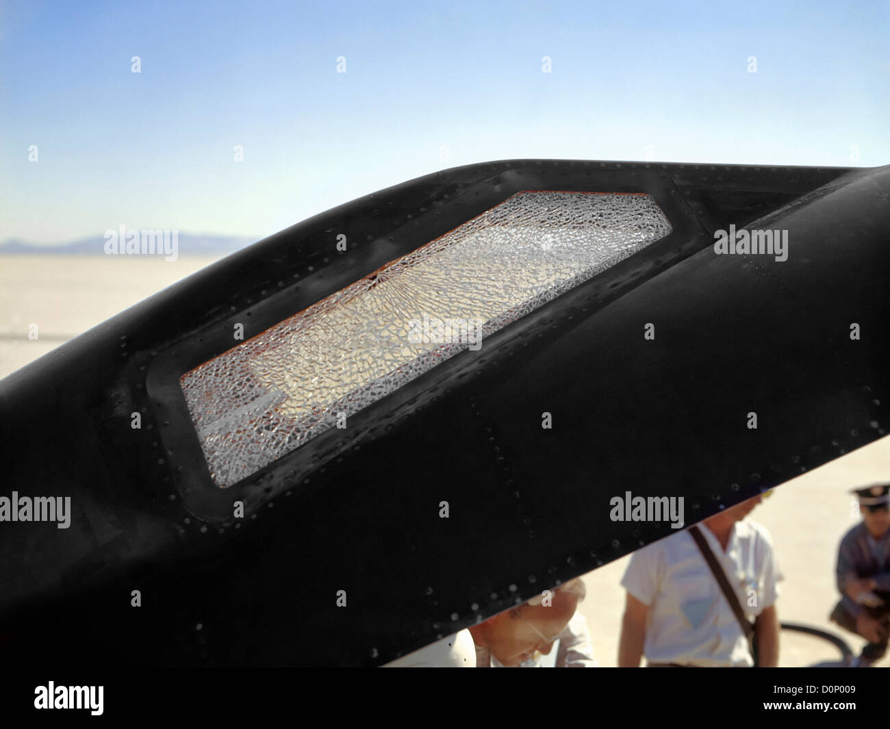 Cracked X-15 Canopy Stock Photo