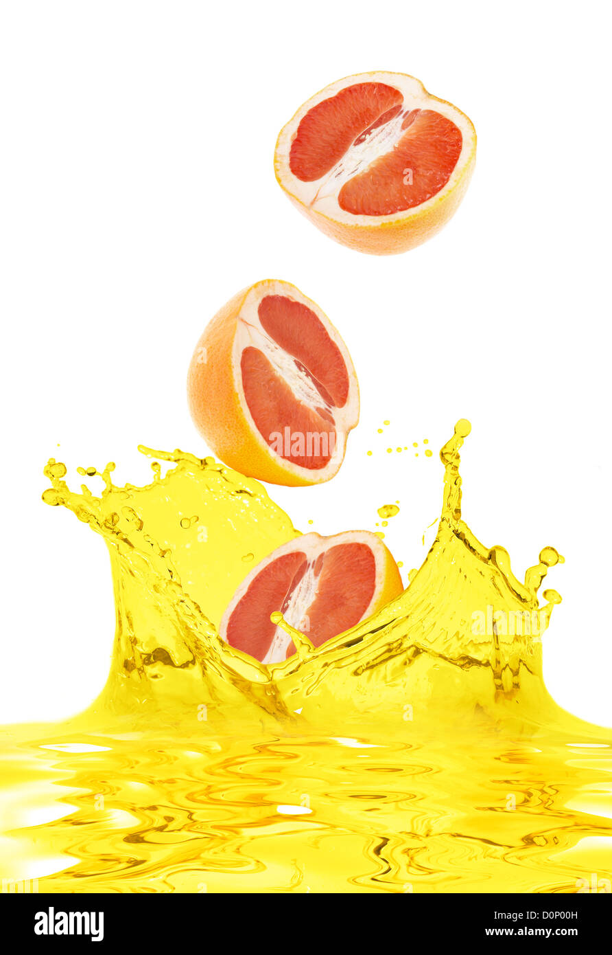 grapefruit juice Stock Photo