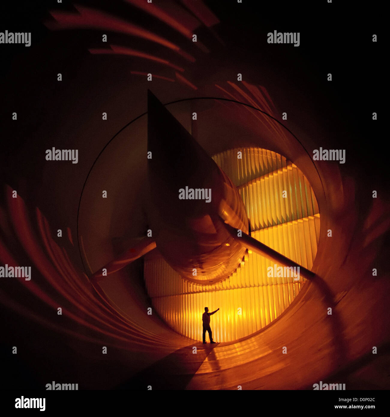 Inside the Transonic Wind Tunnel Stock Photo Alamy