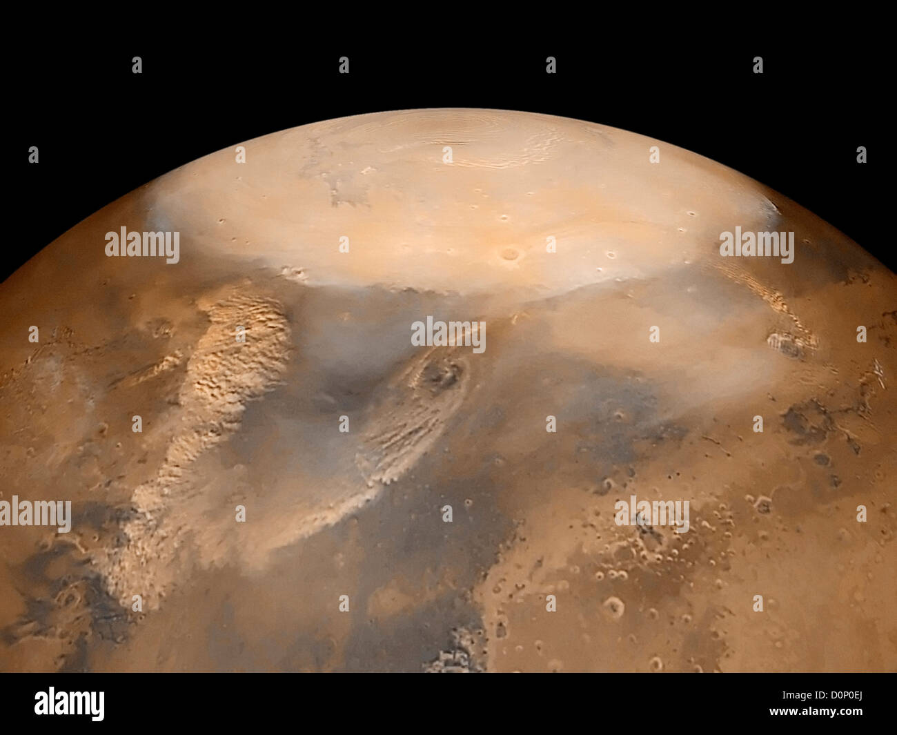 Dust Storms on Mars Stock Photo Alamy