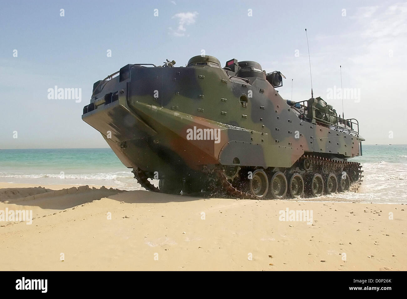 Amphibious Assault Vehicle Stock Photo