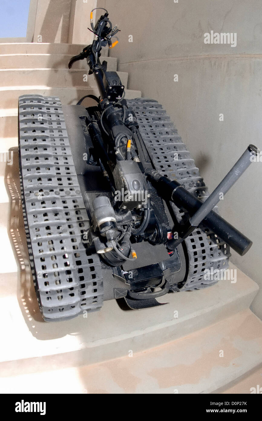 Talon 3B Robot on Stairs Stock Photo