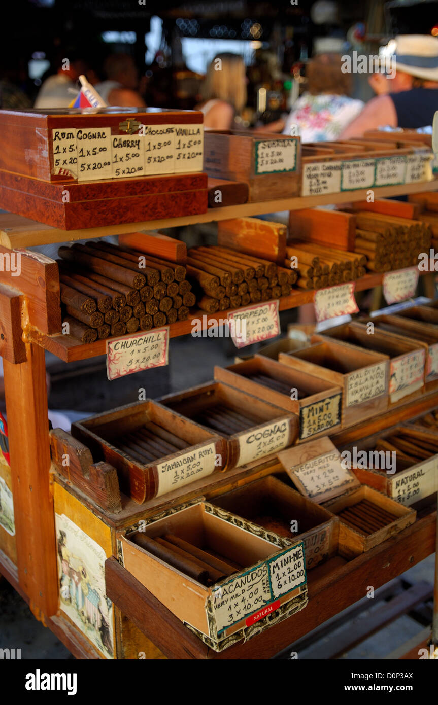Cigar shop in Key West Florida Stock Photo Alamy