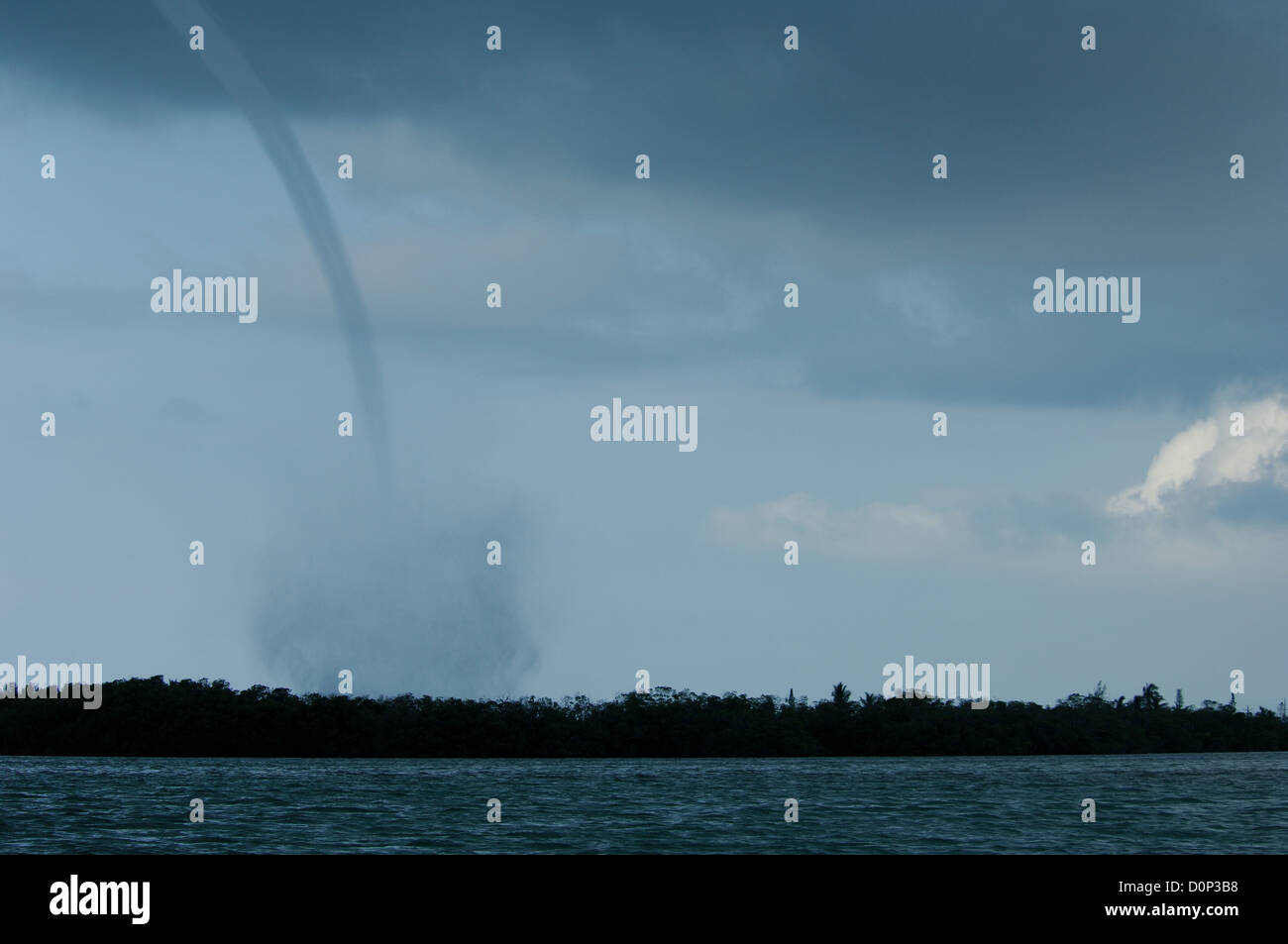 Waterspout near Key West Florida Stock Photo