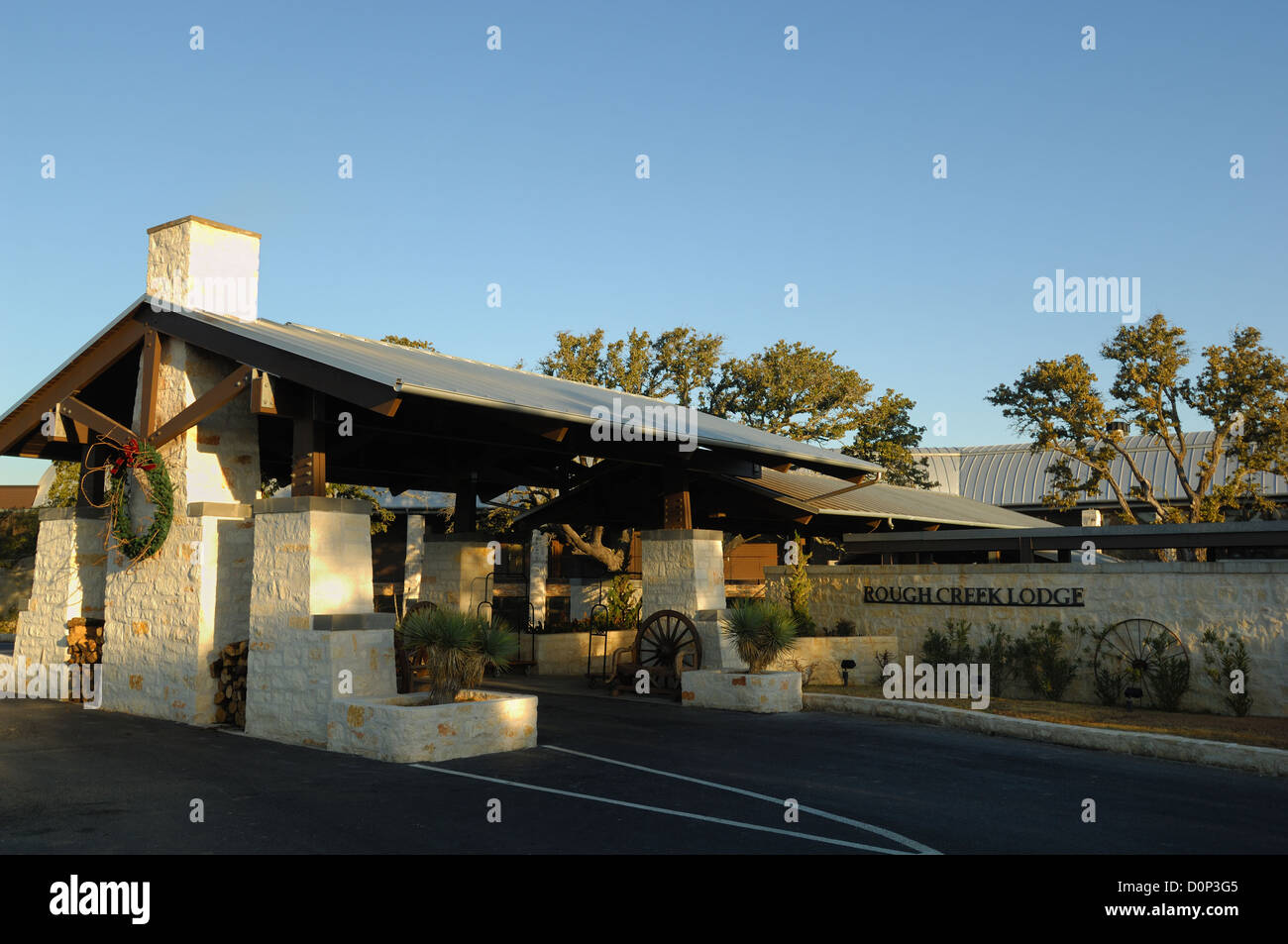 Rough Creek Lodge near Glen Rose Texas Stock Photo Alamy