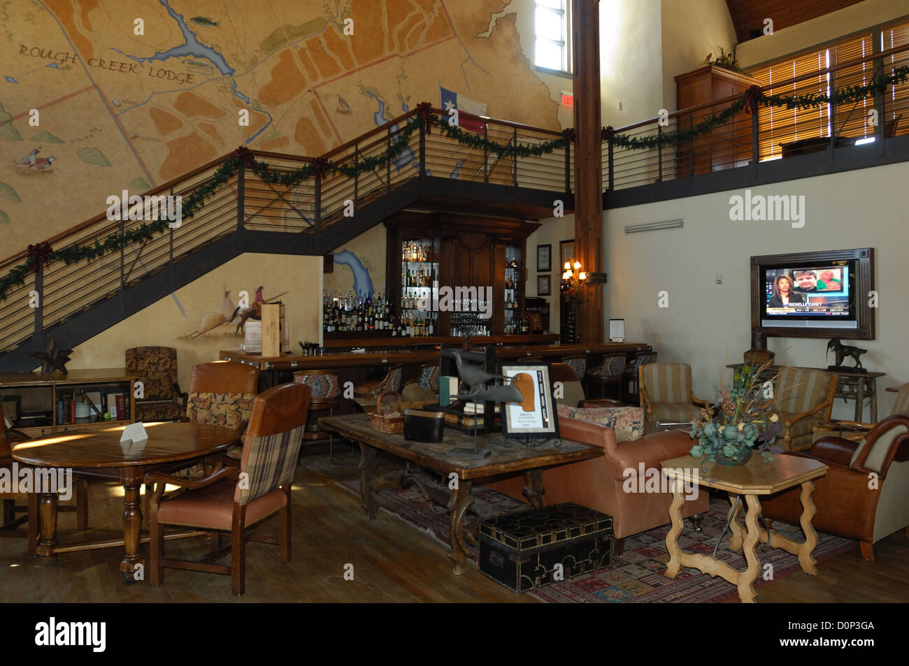 Rough Creek Lodge near Glen Rose Texas Stock Photo Alamy