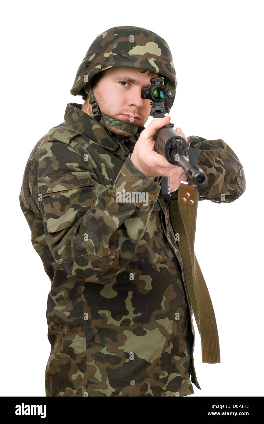 Airsoft gun aiming target hi-res stock photography and images - Alamy